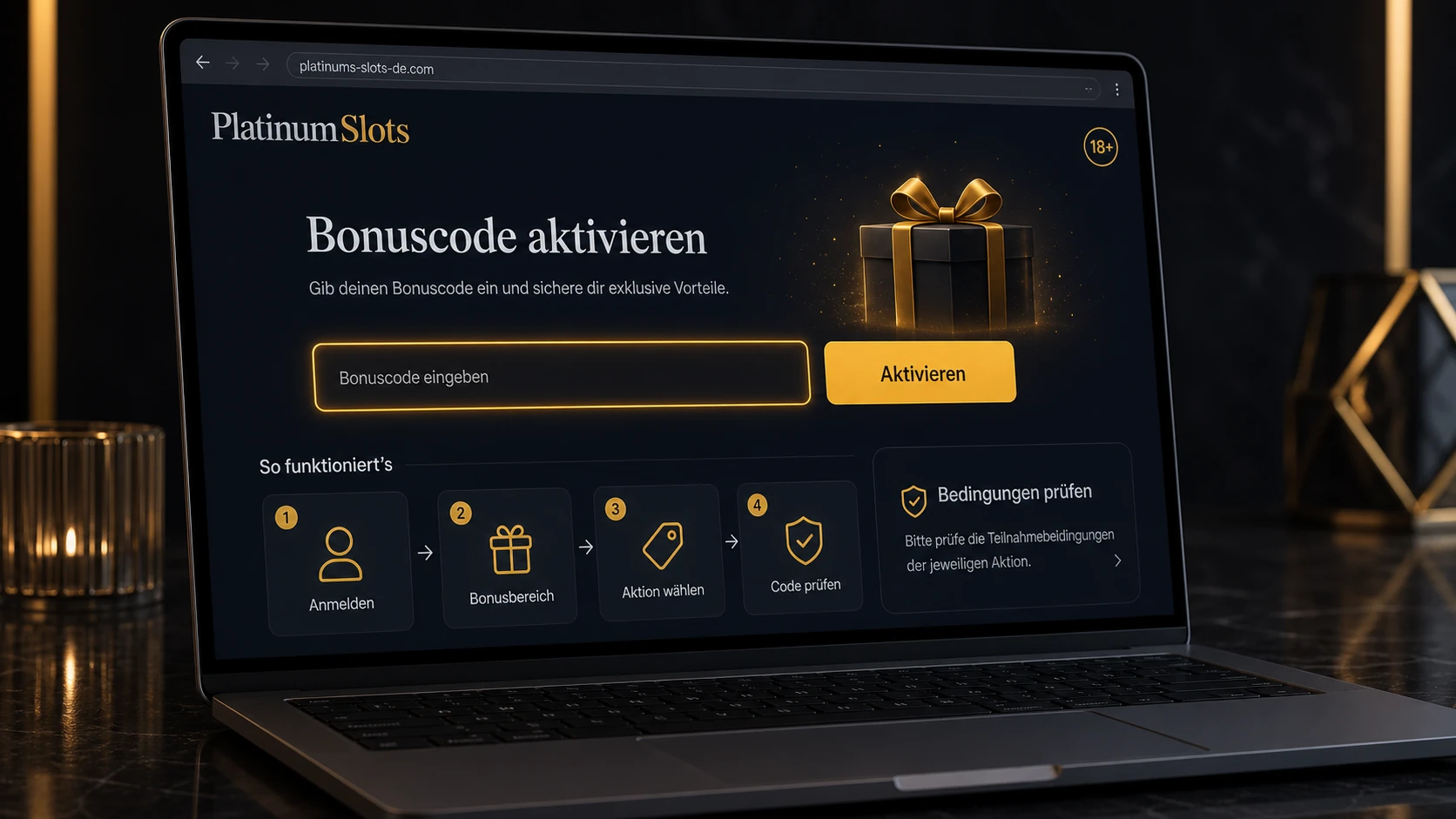 Platinum Slots Bonus Code aktivieren
