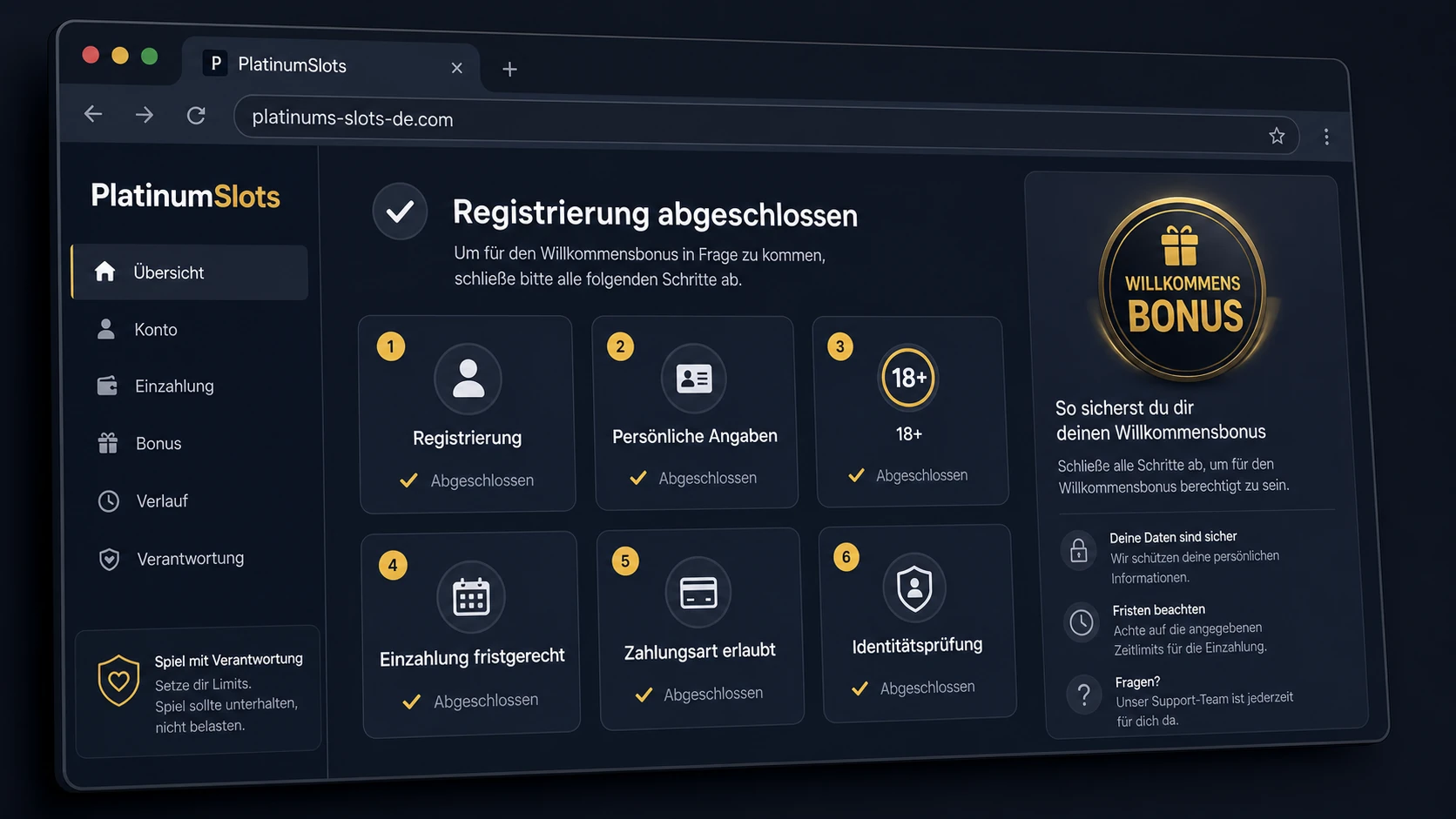 Bonus für neue Spieler