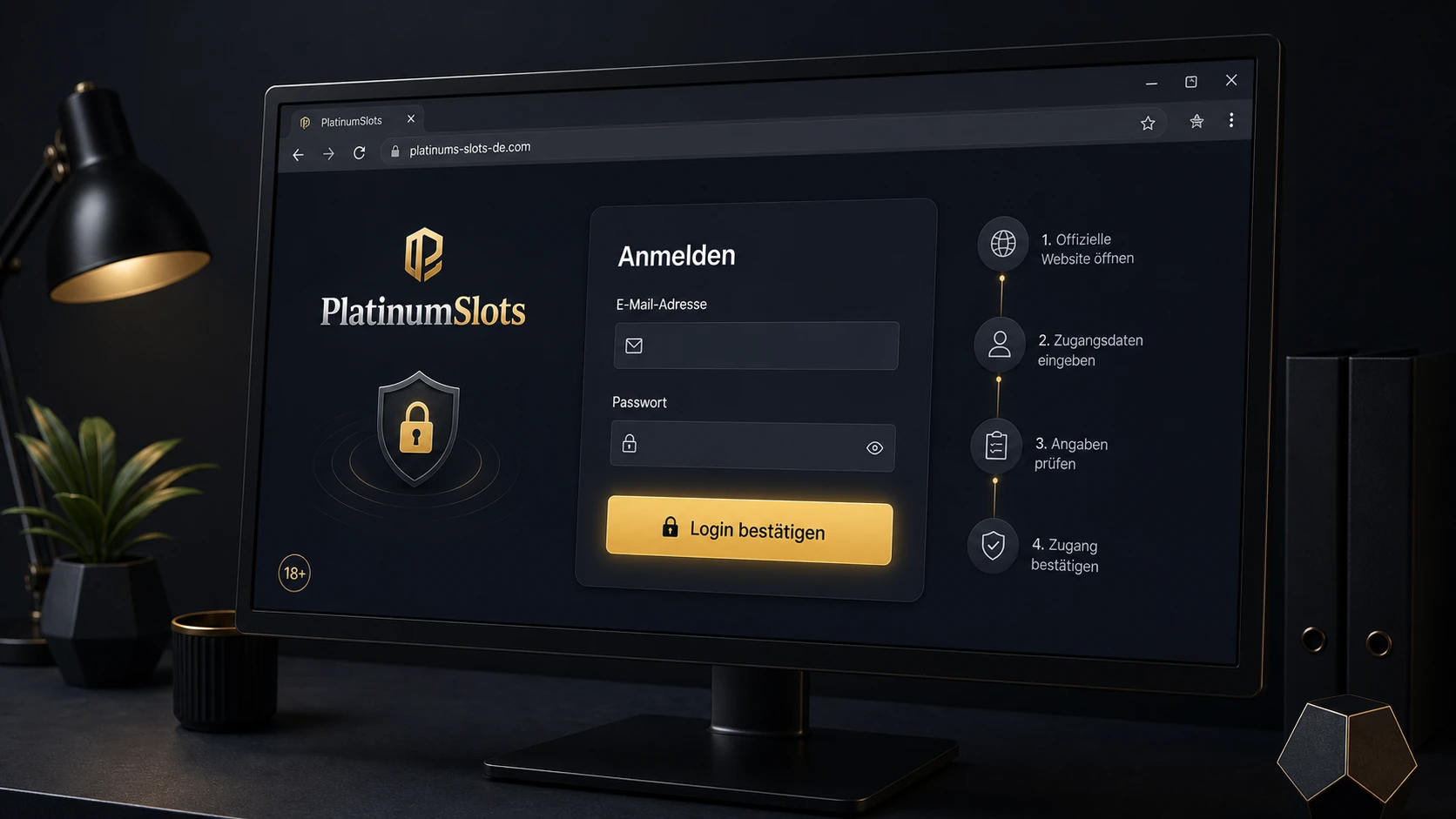 So funktioniert der PlatinumSlots Login