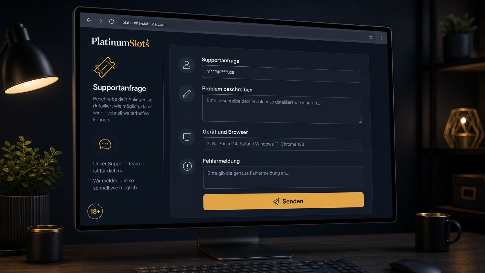 Kundenservice bei Login-Problemen